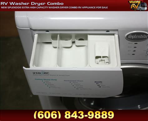 Rv Appliances New Splendide Extra High Capacity Washerdryer Combo Rv