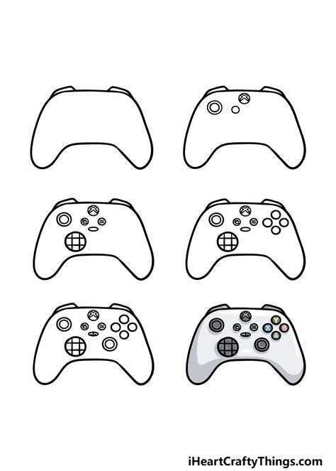 View 12 Xbox Controller Drawing Outline - blackhwasune