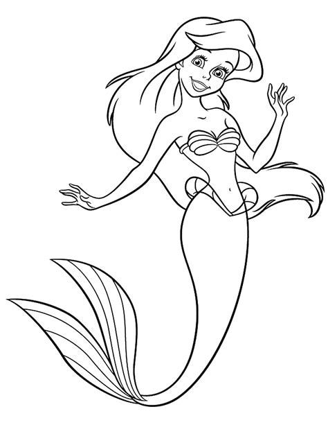 Desenhos De Ariel Para Colorir 100 Desenhos Para Colorir