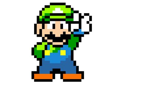 Editing Luigi - Free online pixel art drawing tool - Pixilart