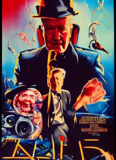 A Movie Poster With David Lynch Poster Art By Drew Stable Diffusion