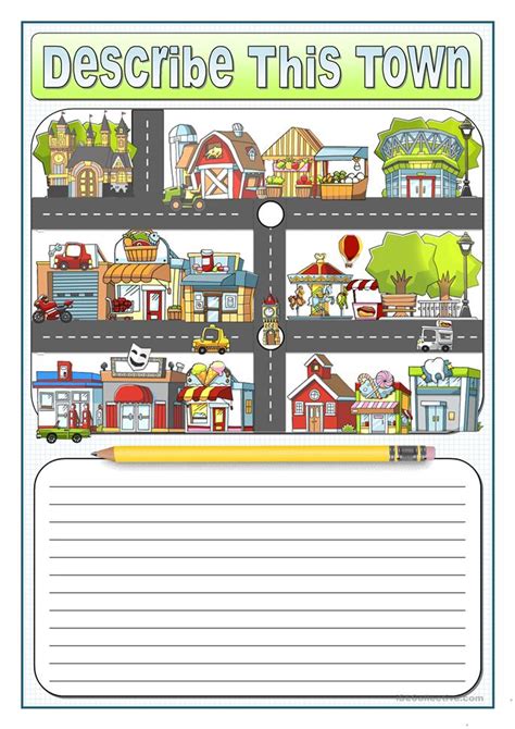 11 Free Esl Describing Places Worksheets