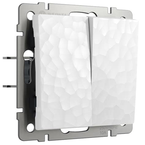Werkel W1220001/ Werkel / Веркель Выключатель двухклавишный (hammer ...
