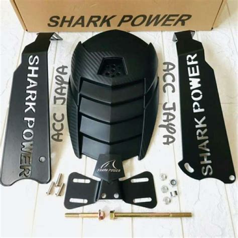 Jual Mudguard Shark Power Yamaha Aerox Mud Guard Penahan Lumpur