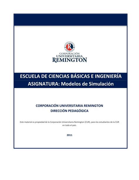 PDF 07 Modelos De Simula DOKUMEN TIPS