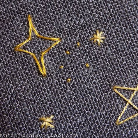 Easy Embroidery How To Stitch Stars Embroidery Jeans Diy Embroidery