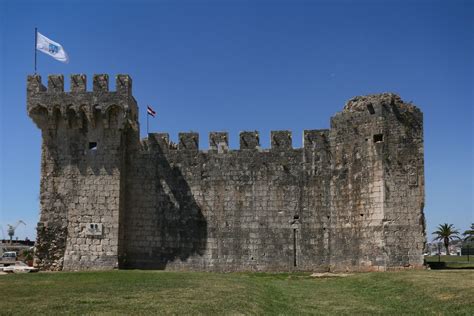 View towards Trogir Castle, Croatia