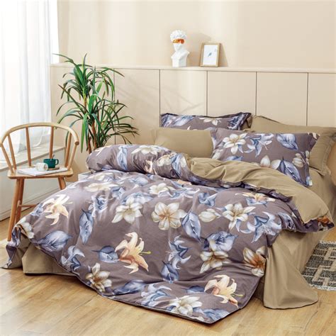 Постельное белье Nerissa коричневый Примавера из сатина