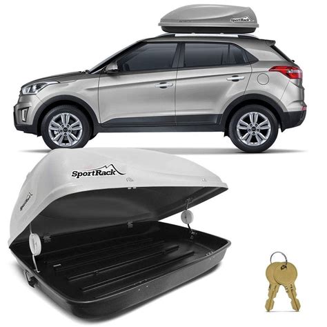 Bagageiro De Teto Hyundai Creta Aluminio Prata Projecar