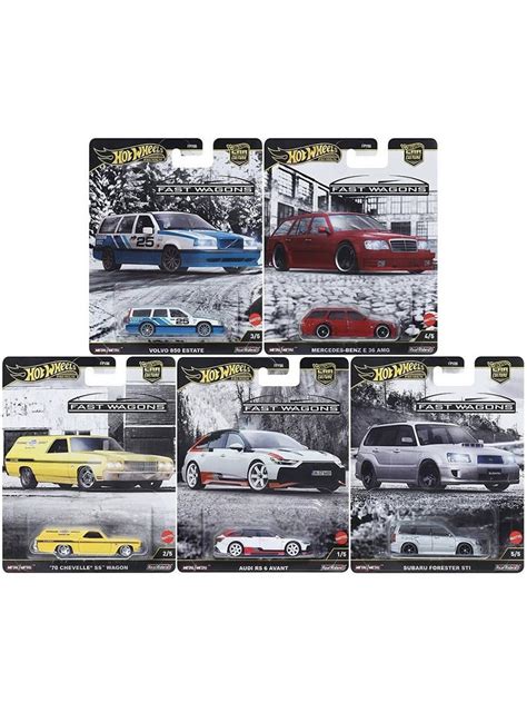 Mattel Hot Wheels Premium Car Culture Fpy Fast Wagons