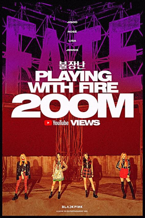 BLACKPINK S Playing With Fire Becomes Their 3rd MV To Hit 200 Million