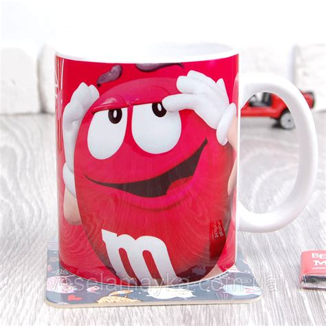 В наличии Чашка M&M’s Red (Эмемдемс Красный) | услуги от "Весела майка"