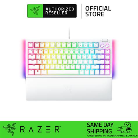 Razer Blackwidow V Compact Hot Swappable Mechanical Gaming Keyboard Tactile Chroma Rgb