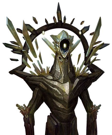 An Alien Like Creature With Spikes On Its Head And Arms Standing In