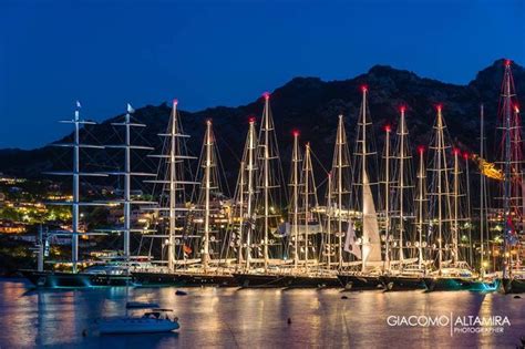 Barche Da Regata Alla Marina Di Porto Cervo Foto Giacomo Altamira