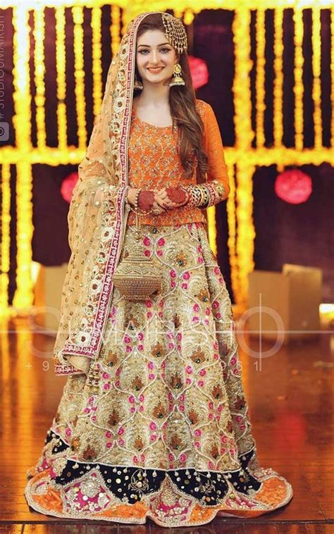 Latest Bridal Mehndi Dresses Wedding Collection 2023 2024 Atelier