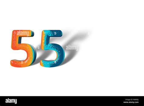 number  fifty  lively colours stock photo alamy