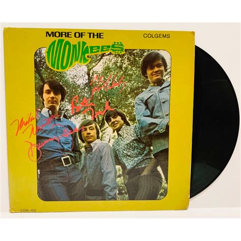 The Monkees More Of The Monkees Vinyl Album Cover Band Signed By 4