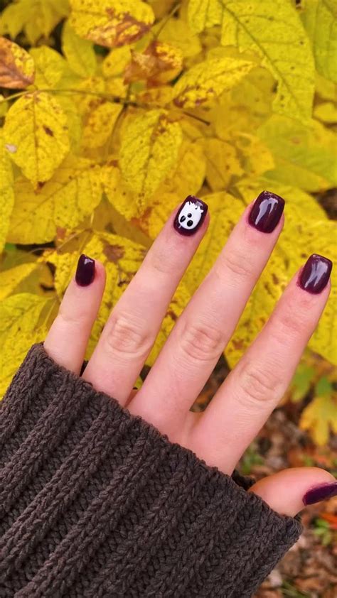 Allll The Ghost Feels 👻🎃🍂 October Nails Halloween Nails Ghosts