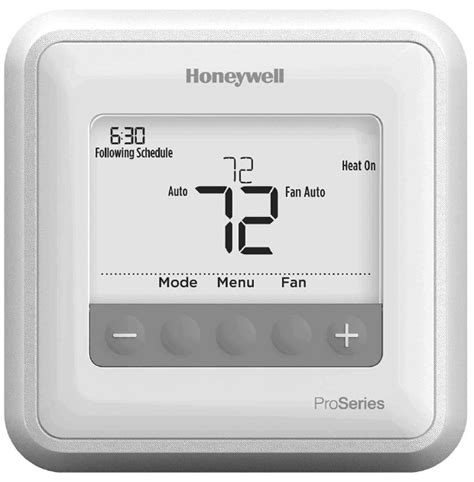 Honeywell T4 Pro Programmable Thermostat Installation Instructions