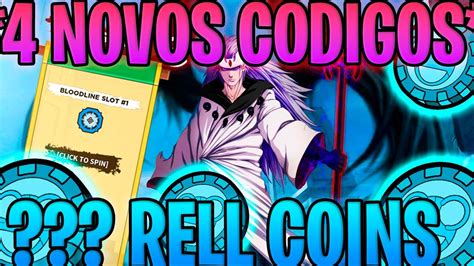 4 NOVOS CÓDIGOS K RELL COINS e K SPINS SHINOBI LIFE 2 YouTube