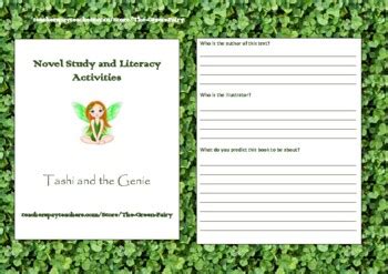 "Tashi and the Genie" text and activity pack by The Green Fairy | TpT