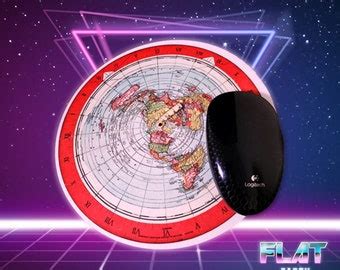 Gleason S New Standart Map Of The World Flat Earth Mousepad Nasa