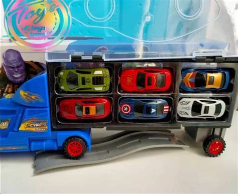 Hot Wheels Avengers Tobogan Kamion Transporter Hot Wheels Avengers Tobogan Kamion Transporter