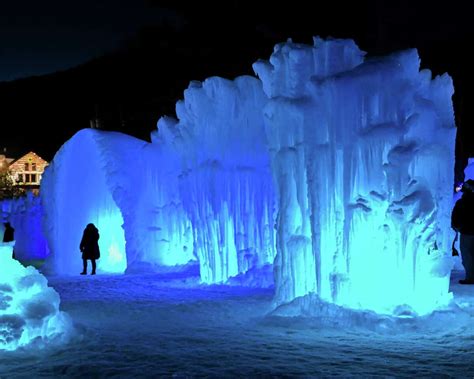 Lake George S Ice Castles Are Open