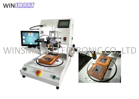 Dual Fixtures Single Thermode Hot Bar Soldering Machine Rotable