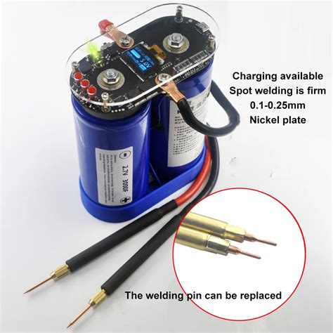 Handheld Farad Capacitor Spot Welder Double Pulse High Power Mm