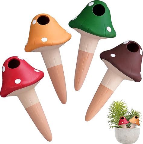 Amazon KBCSUN Self Watering Spikes Mushroom Shape 4 Pack Self