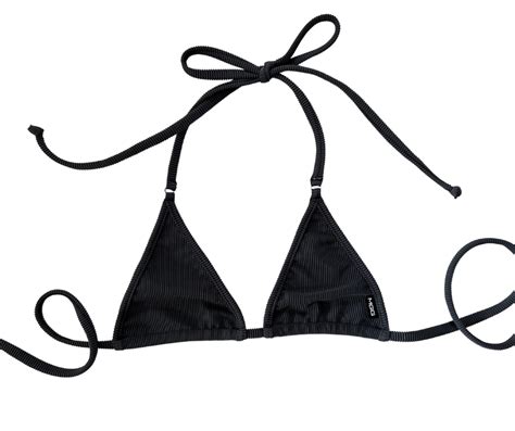 Slate Gray Mini Bikini Top Micro Gigi