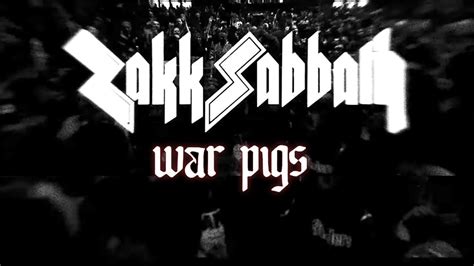 Zakk Sabbath War Pigs Official Music Video YouTube