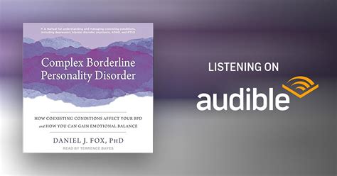 Complex Borderline Personality Disorder By Daniel J Fox Phd Audiobook Audibleca