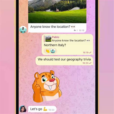 Telegram Messenger On Twitter You Can Tap A Sticker In Any Chat To