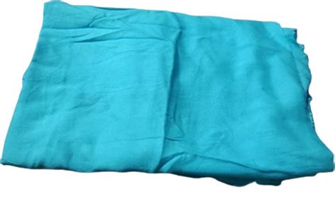 Blue Plain Polyester Fabric At Rs Meter Denier Polyester In