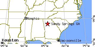 Sandy Springs, Georgia (GA) ~ population data, races, housing & economy