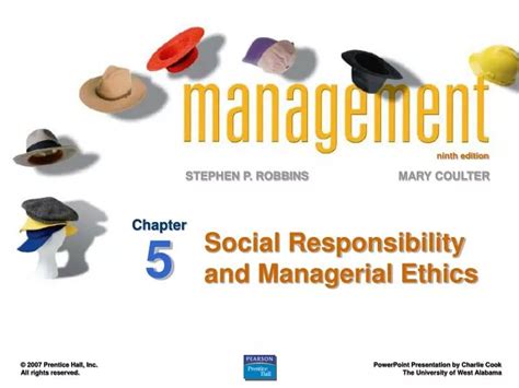 PPT Social Responsibility And Managerial Ethics PowerPoint