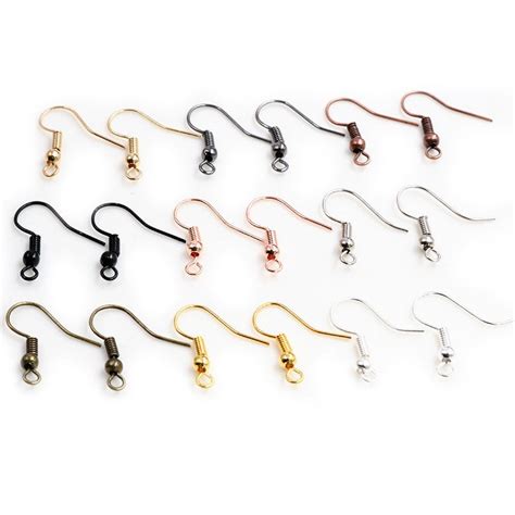 100pcs Lot 20x17mm DIY Earring Findings Earrings Clasps Hooks Etsy