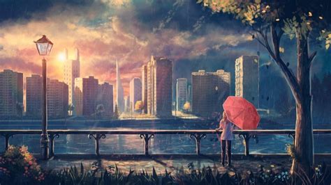 Rainy City Background - 1920x1080 - Download HD Wallpaper - WallpaperTip