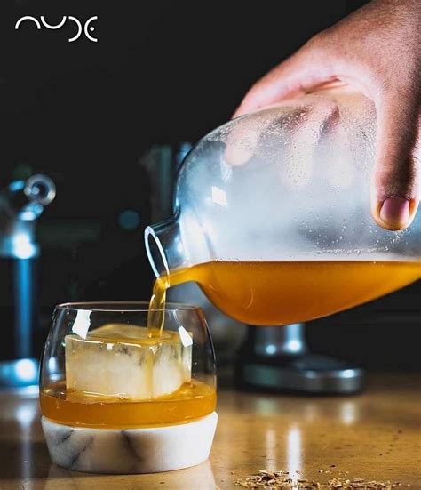 Chill Whisky Tumbler With Marble Base By Nude Glass Design Is This