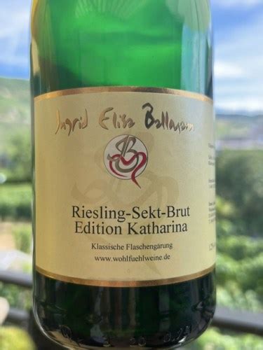 Ingrid Elisa Ballmann Edtion Katharina Riesling Sekt Brut Vivino Us