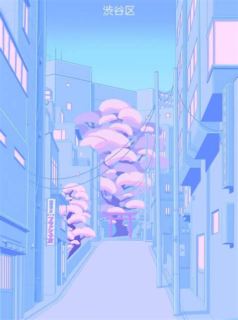 Tokyo Streetscapes Aesthetic Backgrounds Pastel Aesthetic Anime Scenery