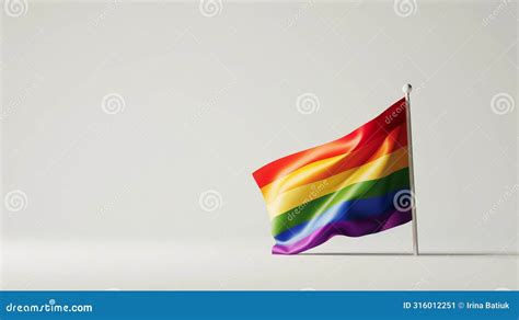 Pride Month Lgbt Community Lesbian Bisexual Gay Parade Flag Rainbow Colourful Freedom Happy