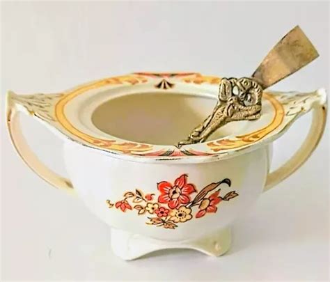 Azucarera S Tapa De Porcelana Inglesa Alfred Meakin Y Pinza MercadoLibre