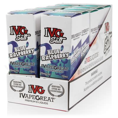 Blue Raspberry Nic Salt E Liquid By IVG Salts IVG Nicotine Salts