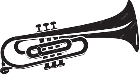 Premium Vector Trumpet Tune Sound Icon Emblem Symphonic Sounds