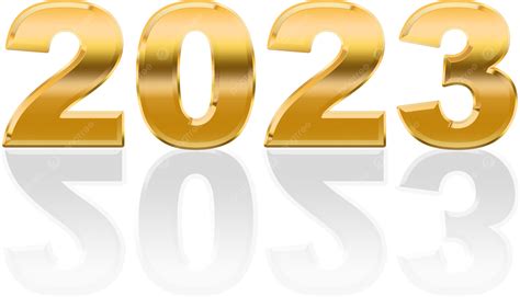 Feliz Ano Novo 2023 Ouro Imagem Hd Grátis Psd Png 2023 Feliz Ano