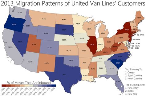 Plan your next 'move' with this map of US migration patterns - Matador ...